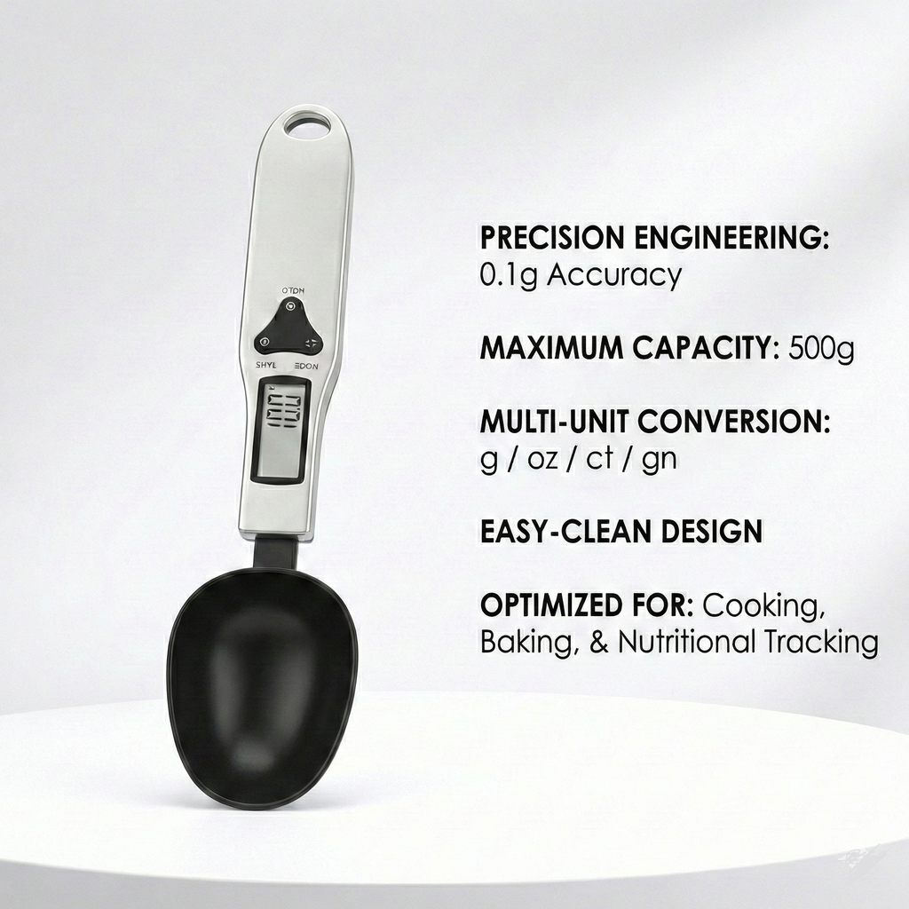 Cuillère Doseuse Numérique de Précision – NutriDose